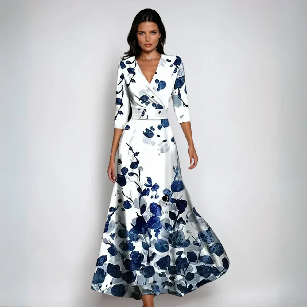 Emily | Ausgestellte Blumenkleid
