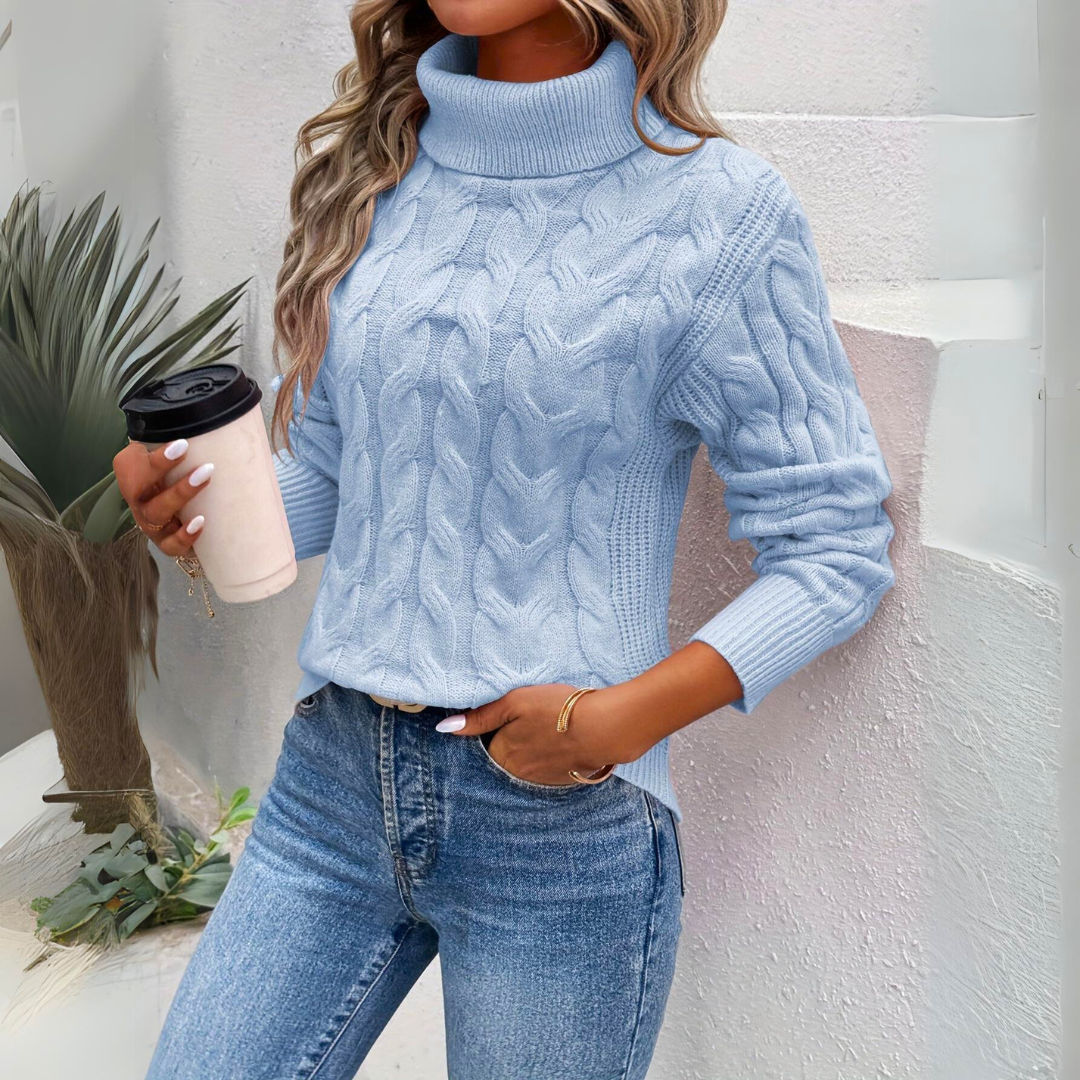 Giorgia™ | Warmer gestrickter Rollkragenpullover für Damen