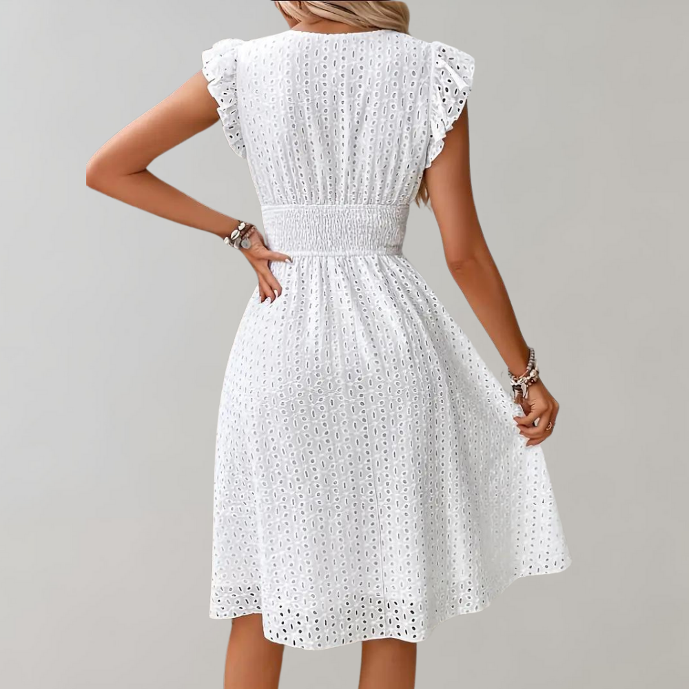 Lisil - Elegantes Sommerkleid mit Rüschen