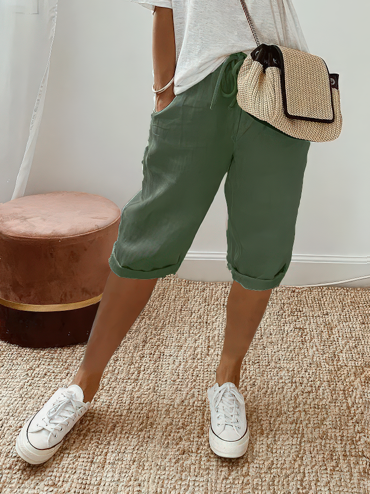 Marthe™ | Bequeme Shorts mit umgeschlagenem Saum