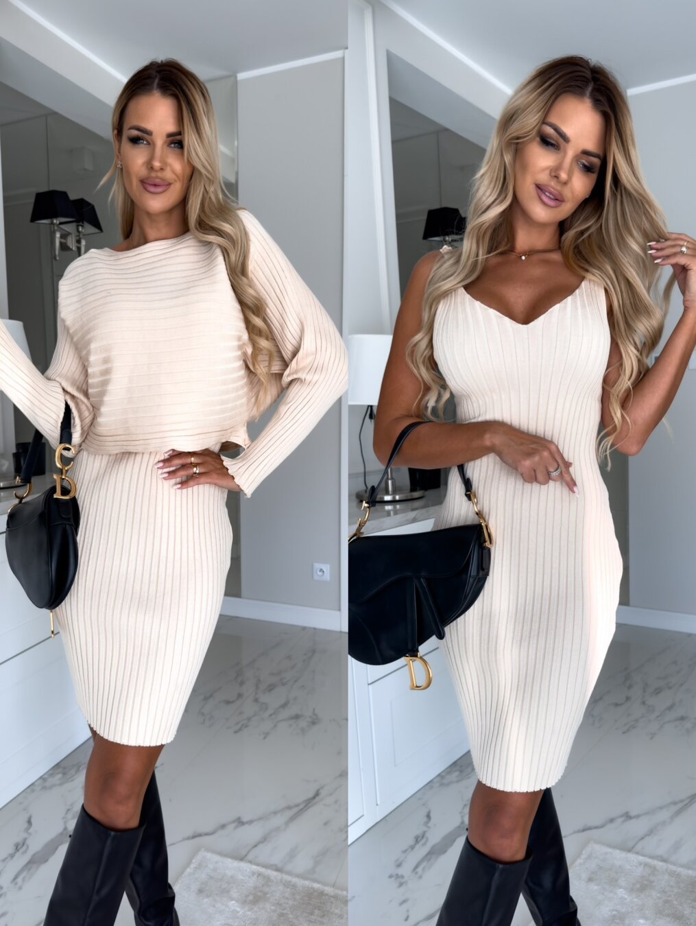Kers | Kleid mit Langarm-Oberteil