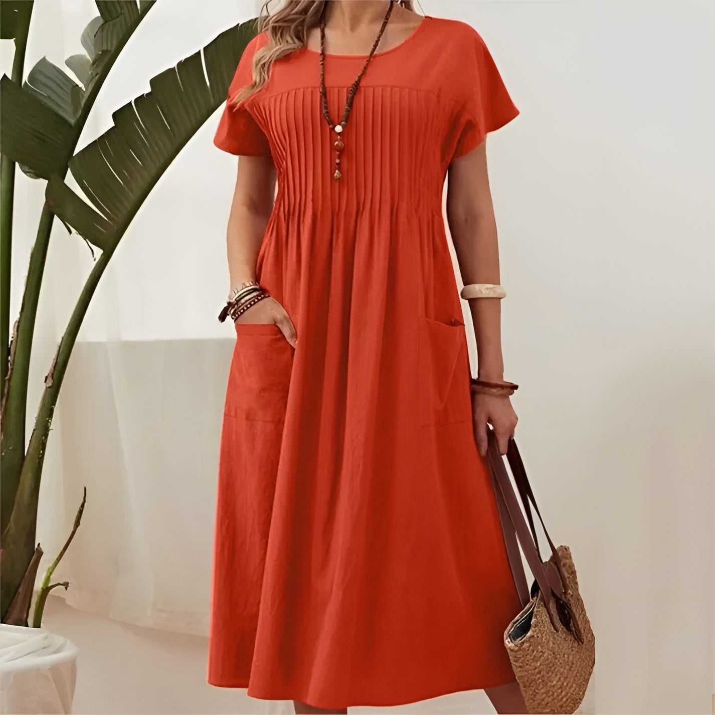 Leichte und elegante Sommerkleid