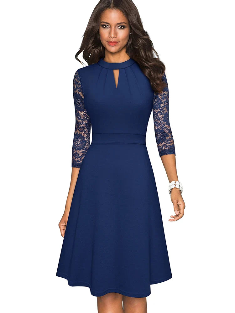 ELE I ELEGANTES SPITZENKLEID
