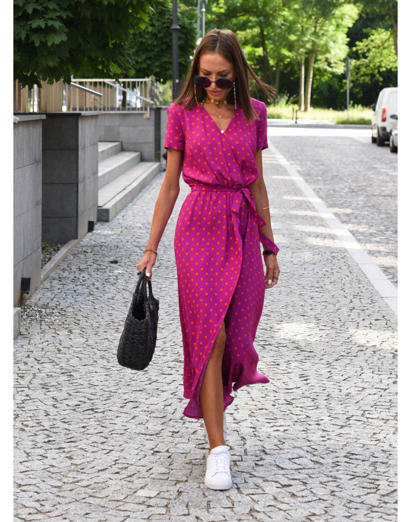 Elegantes und Bequemes Blumen Kleid
