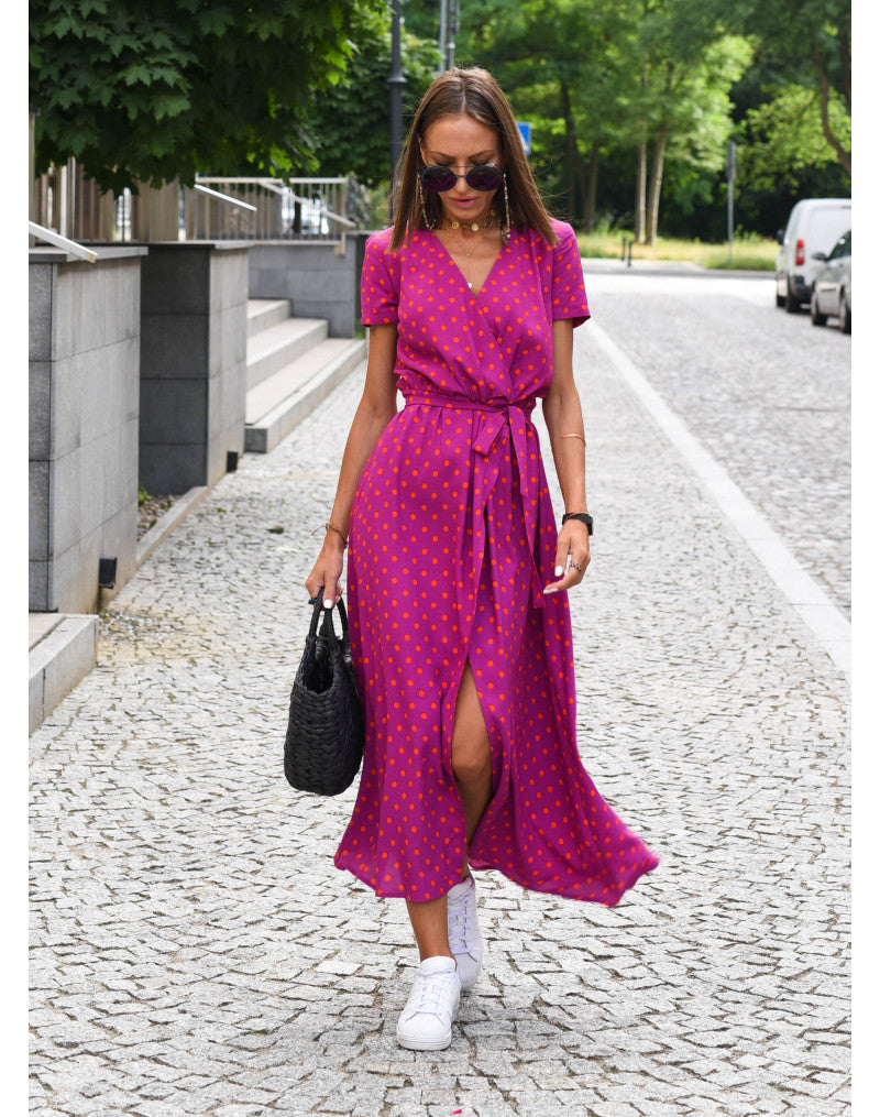 Elegantes und Bequemes Blumen Kleid