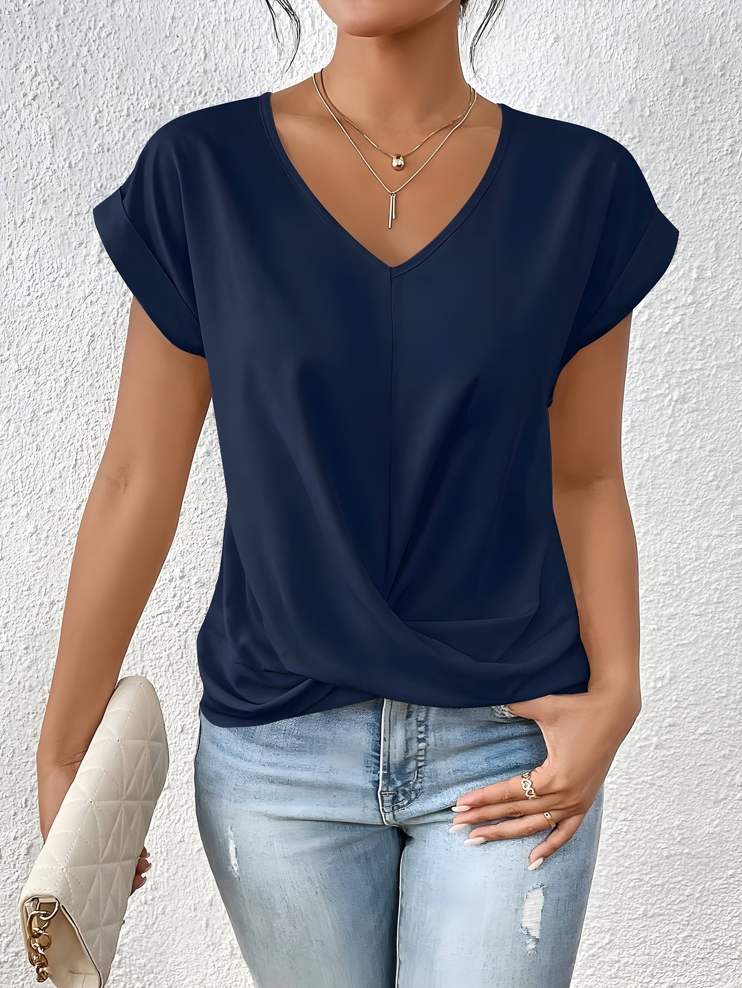 Maia – Twist-Top mit V-Ausschnitt