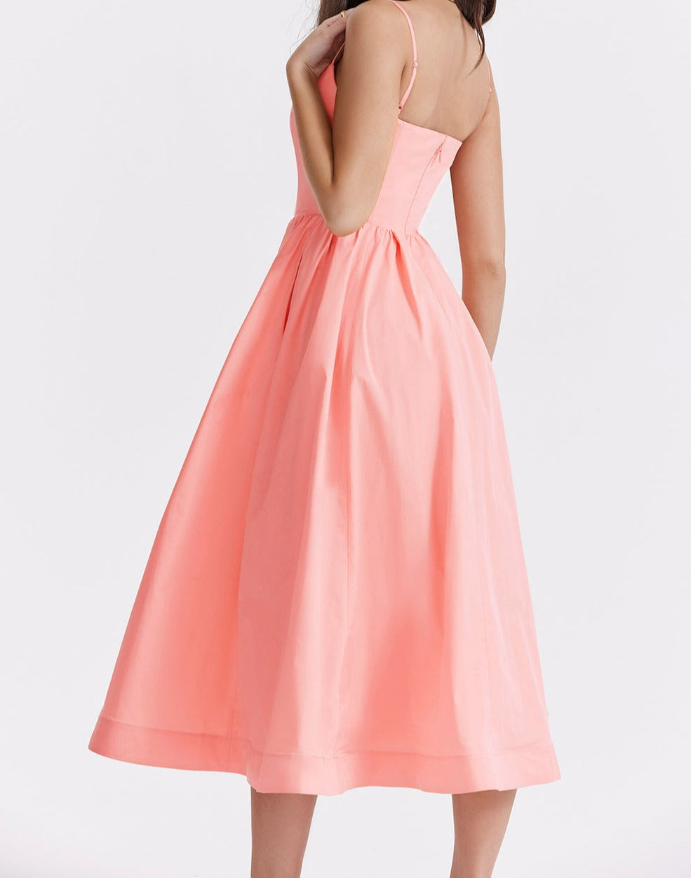 Helene | Trägerloses Kleid mit Neckholder
