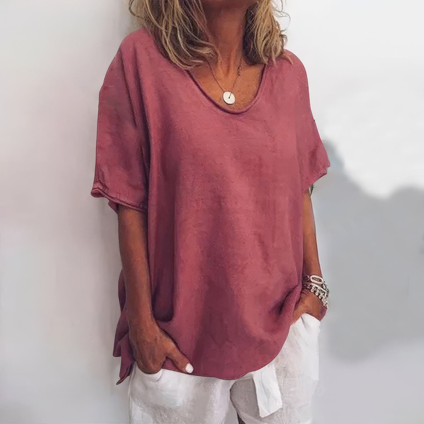 Anna | Weite und Bequeme Bluse (1+1 KOSTENLOS)