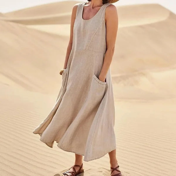 Lies | Ärmelloses Kleid mit Taschen