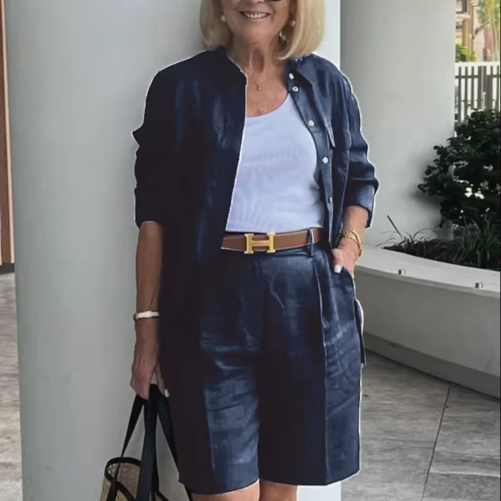 Élodie | Sommer-Set aus Cardigan & Short