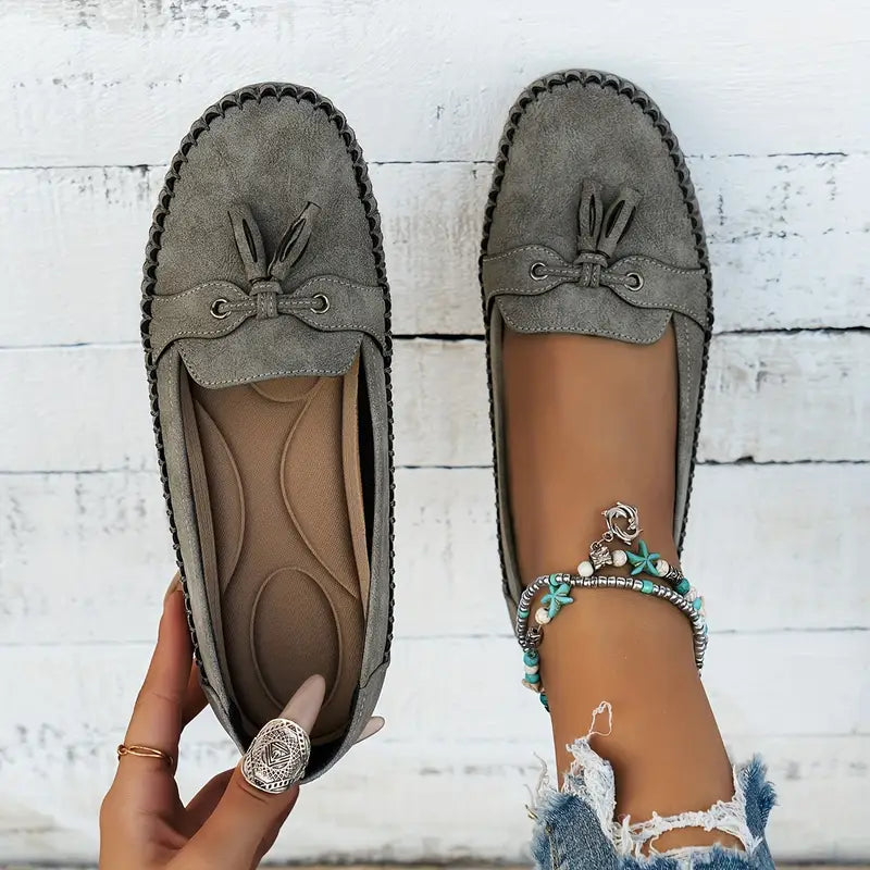 Selene | Vintage Orthopädische Mokassins - Komfort trifft Stil