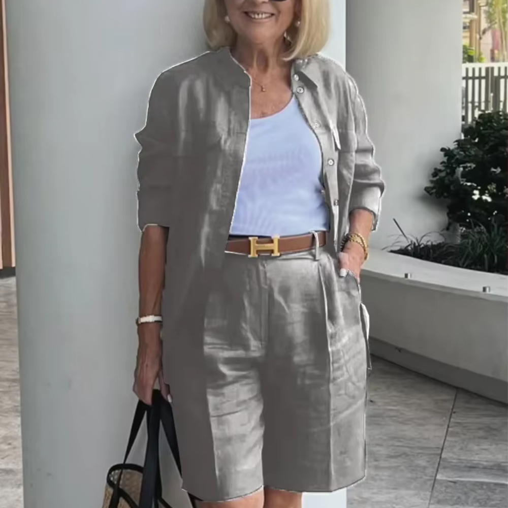 Élodie | Sommer-Set aus Cardigan & Short