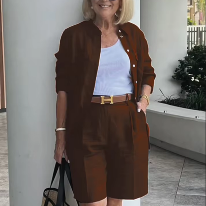 Élodie | Sommer-Set aus Cardigan & Short