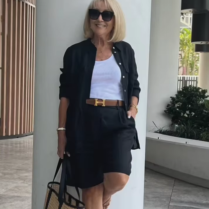 Élodie | Sommer-Set aus Cardigan & Short