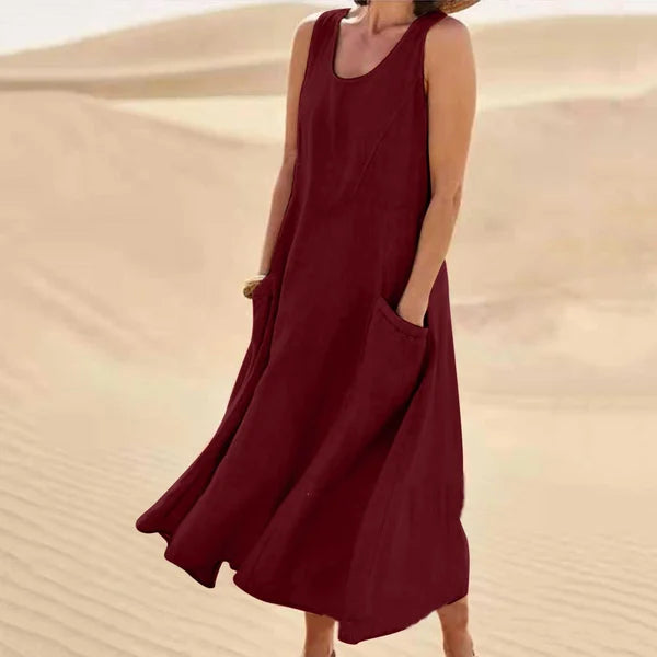 Lies | Ärmelloses Kleid mit Taschen