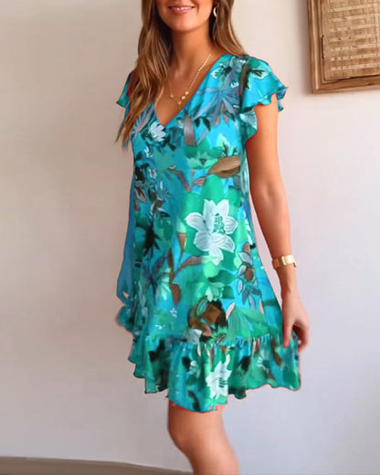 Cora – Florales Kleid für mühelose Eleganz