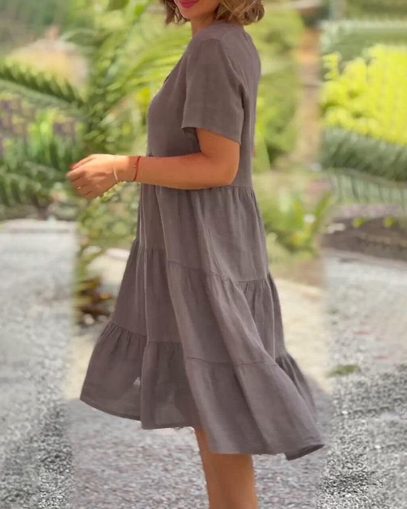 Suss - V-Ausschnitt Kleid