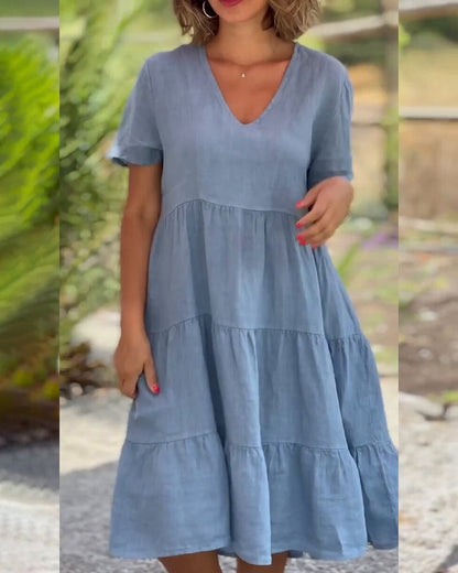 Suss - V-Ausschnitt Kleid