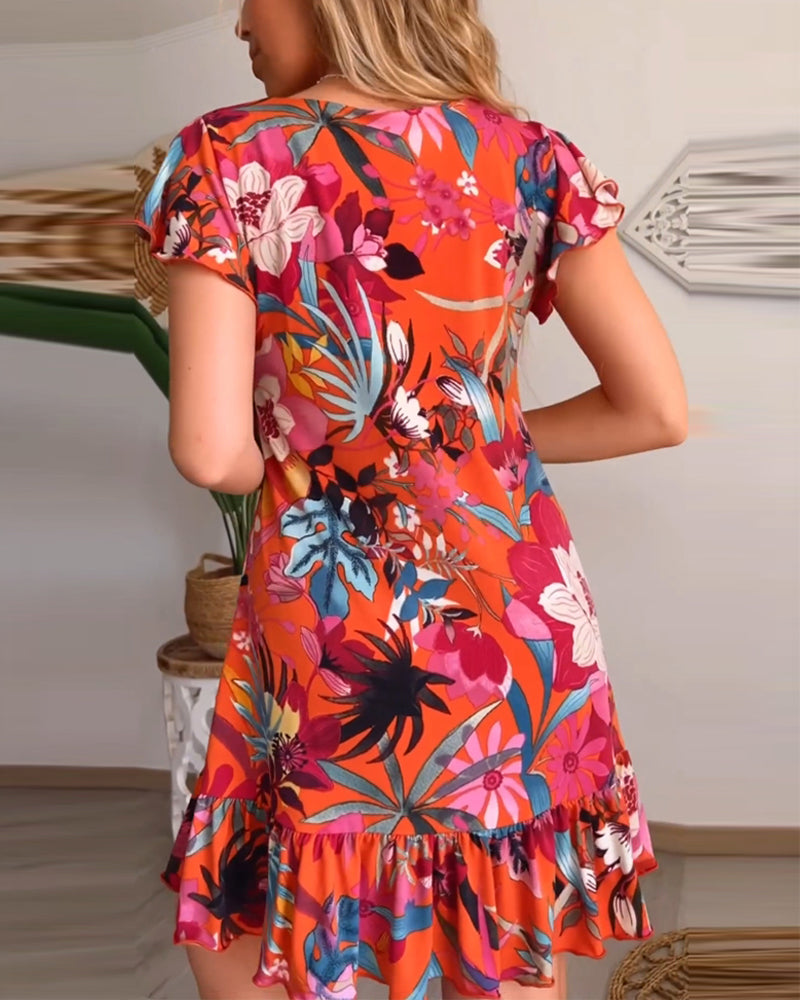 Cora – Florales Kleid für mühelose Eleganz
