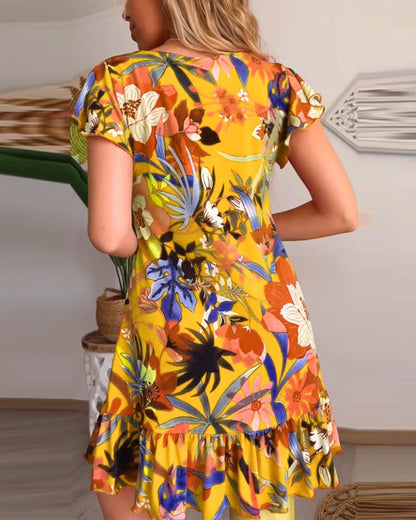 Cora – Florales Kleid für mühelose Eleganz