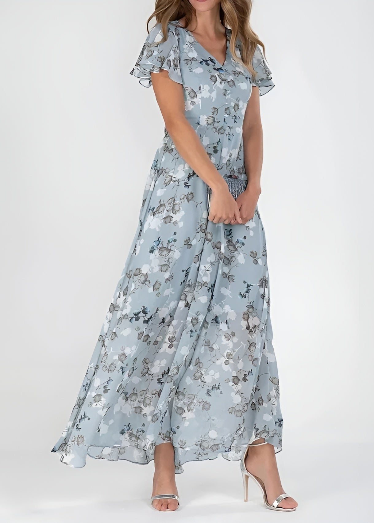 Halina - Elegantes Maxikleid