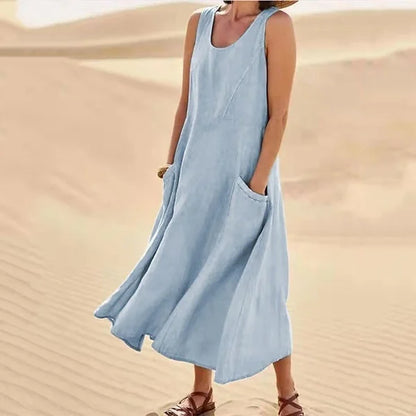 Lies | Ärmelloses Kleid mit Taschen
