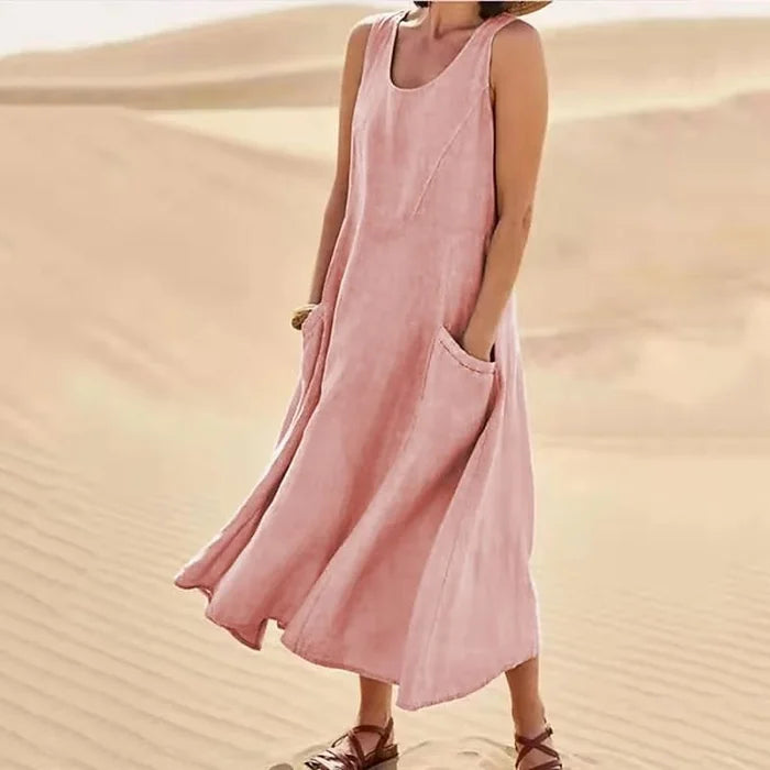 Lies | Ärmelloses Kleid mit Taschen