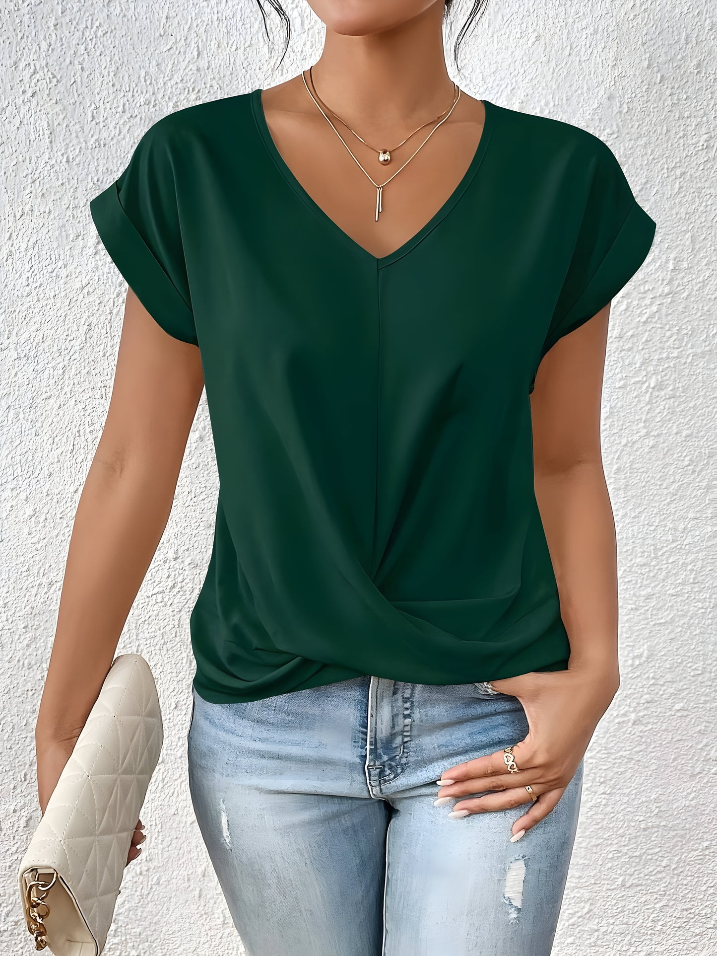 Maia – Twist-Top mit V-Ausschnitt