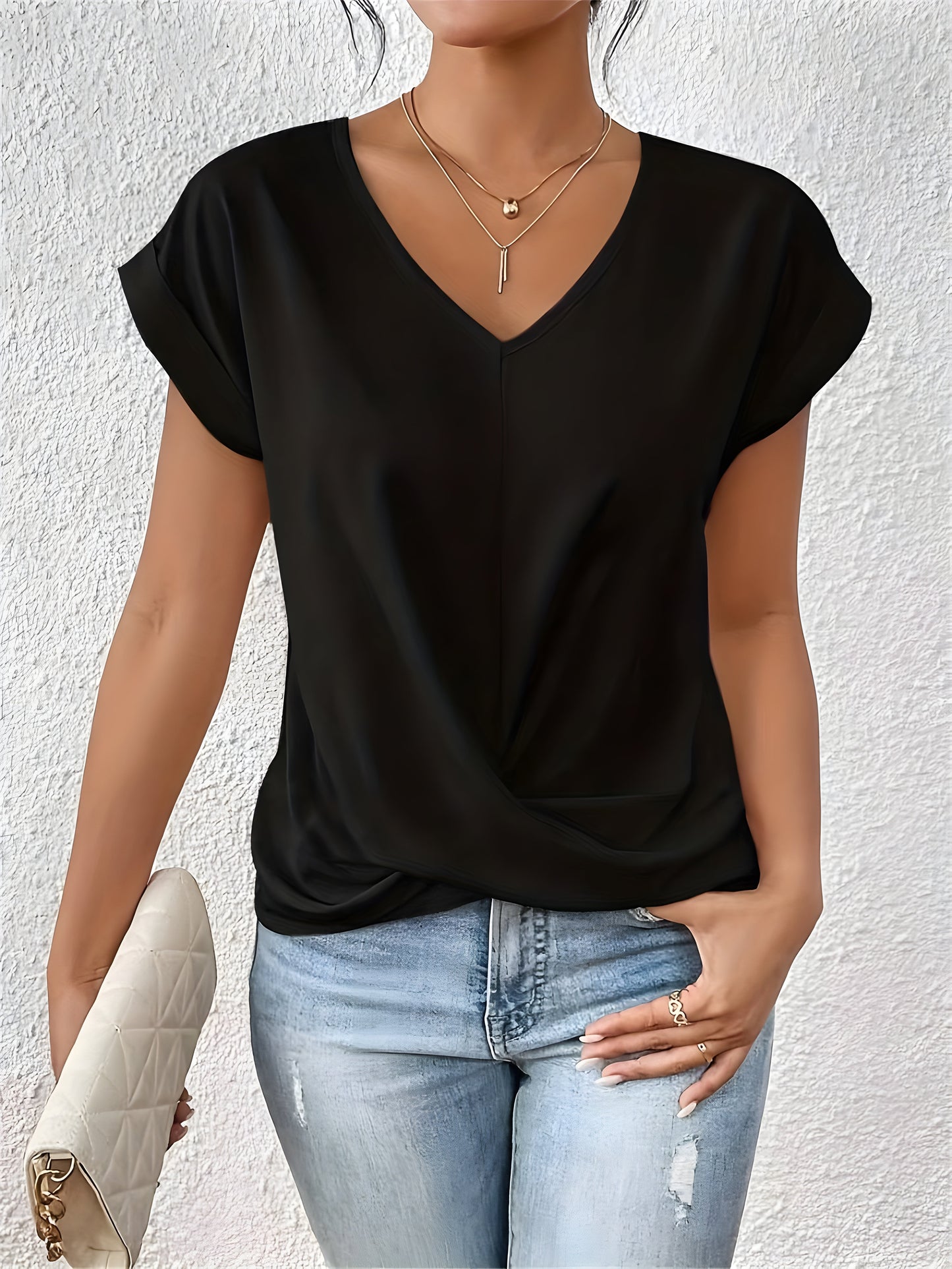 Maia – Twist-Top mit V-Ausschnitt
