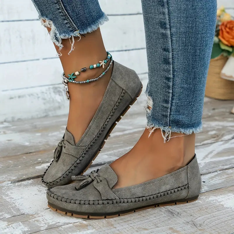 Selene | Vintage Orthopädische Mokassins - Komfort trifft Stil