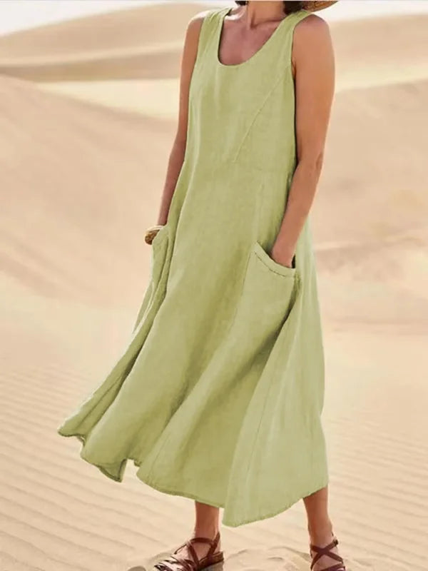 Lies | Ärmelloses Kleid mit Taschen