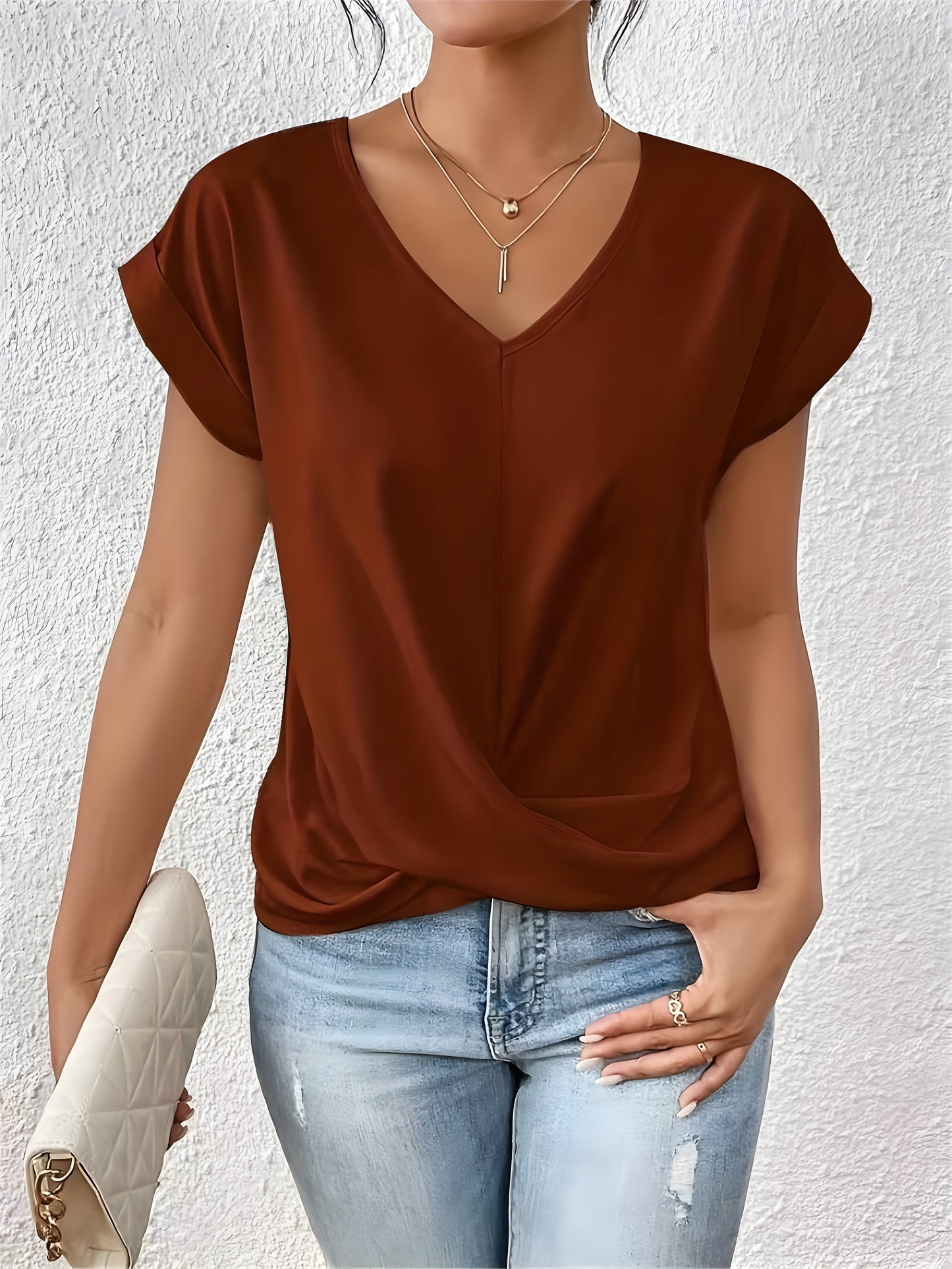 Maia – Twist-Top mit V-Ausschnitt