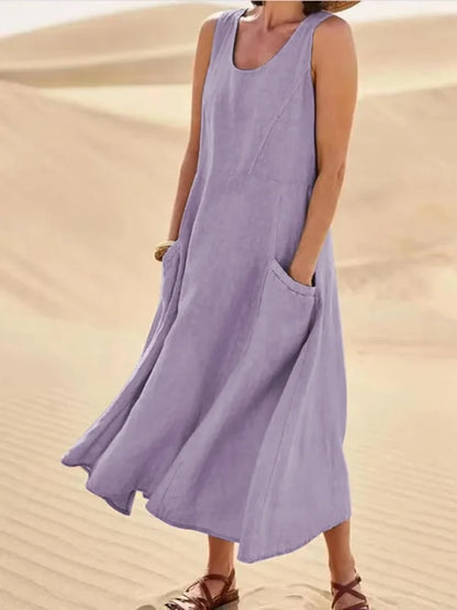 Lies | Ärmelloses Kleid mit Taschen