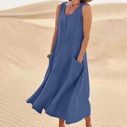 Lies | Ärmelloses Kleid mit Taschen