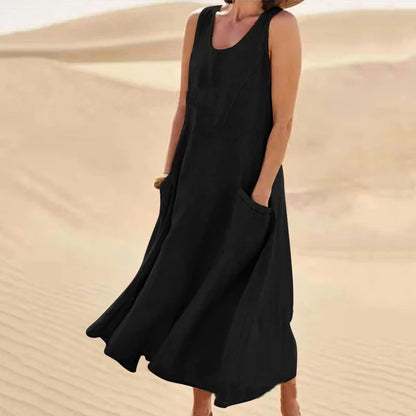 Lies | Ärmelloses Kleid mit Taschen