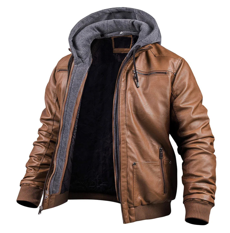 Höchejäger | LEDER-WINTERJACKE