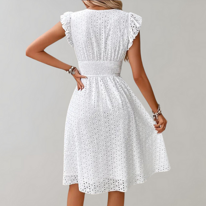 Lisil - Elegantes Sommerkleid mit Rüschen