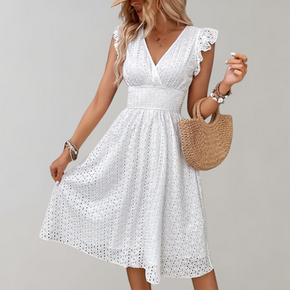 Lisil - Elegantes Sommerkleid mit Rüschen