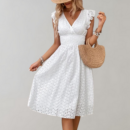 Lisil - Elegantes Sommerkleid mit Rüschen