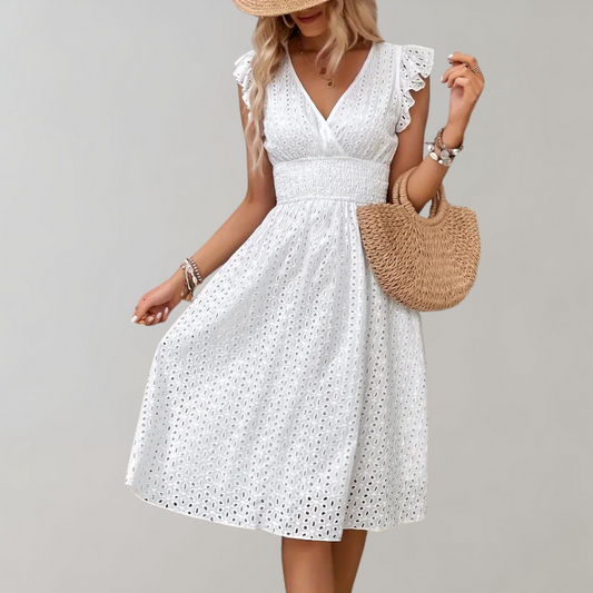 Lisil - Elegantes Sommerkleid mit Rüschen
