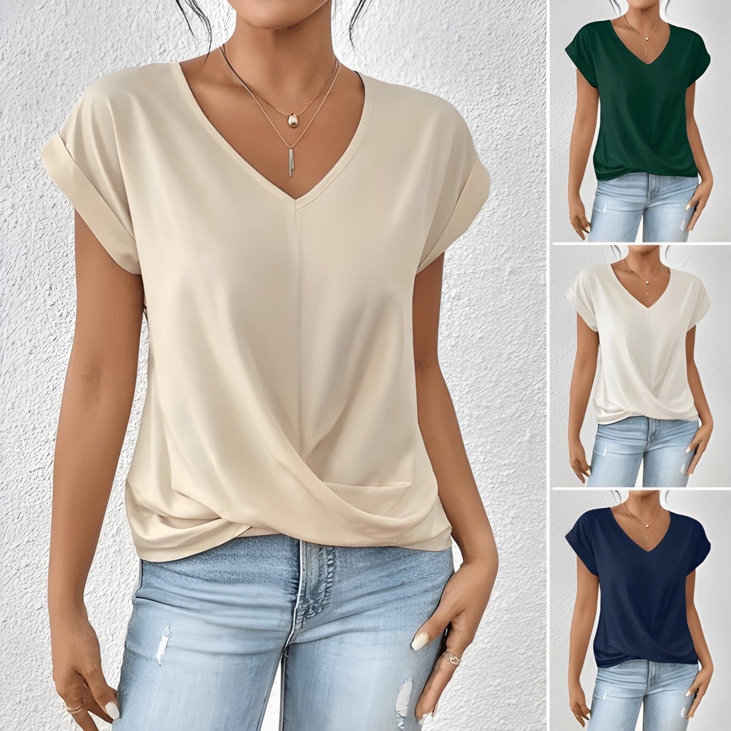 Maia – Twist-Top mit V-Ausschnitt