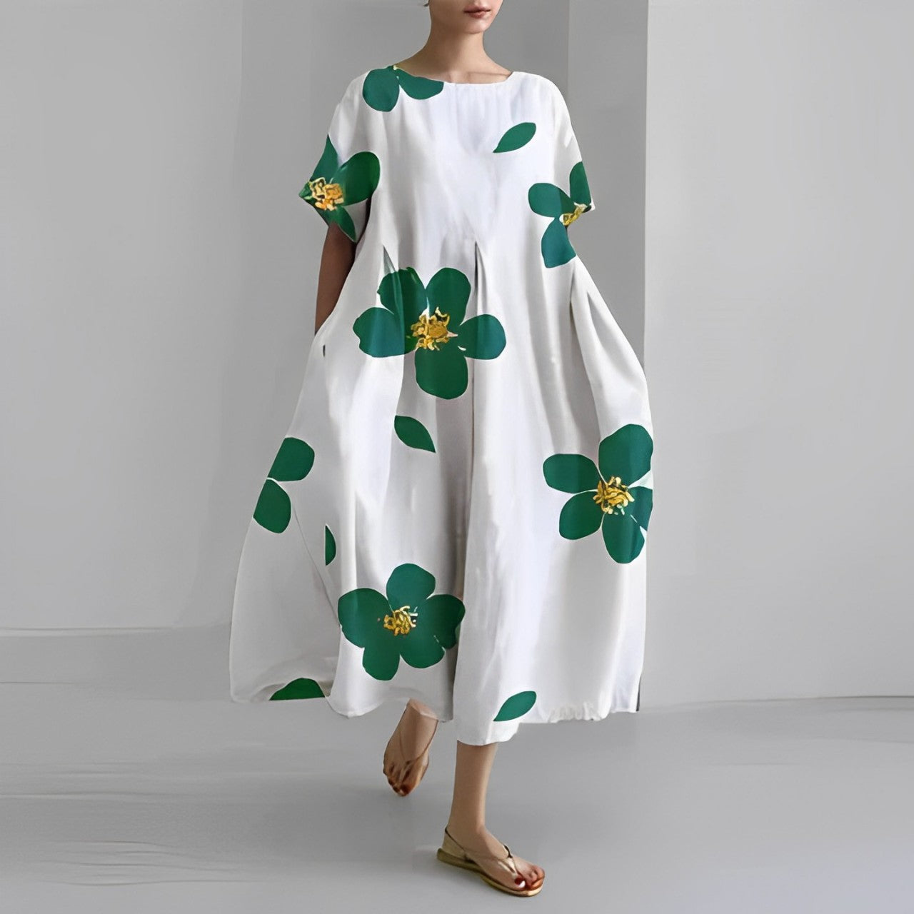 Boho-Blumen Kleid