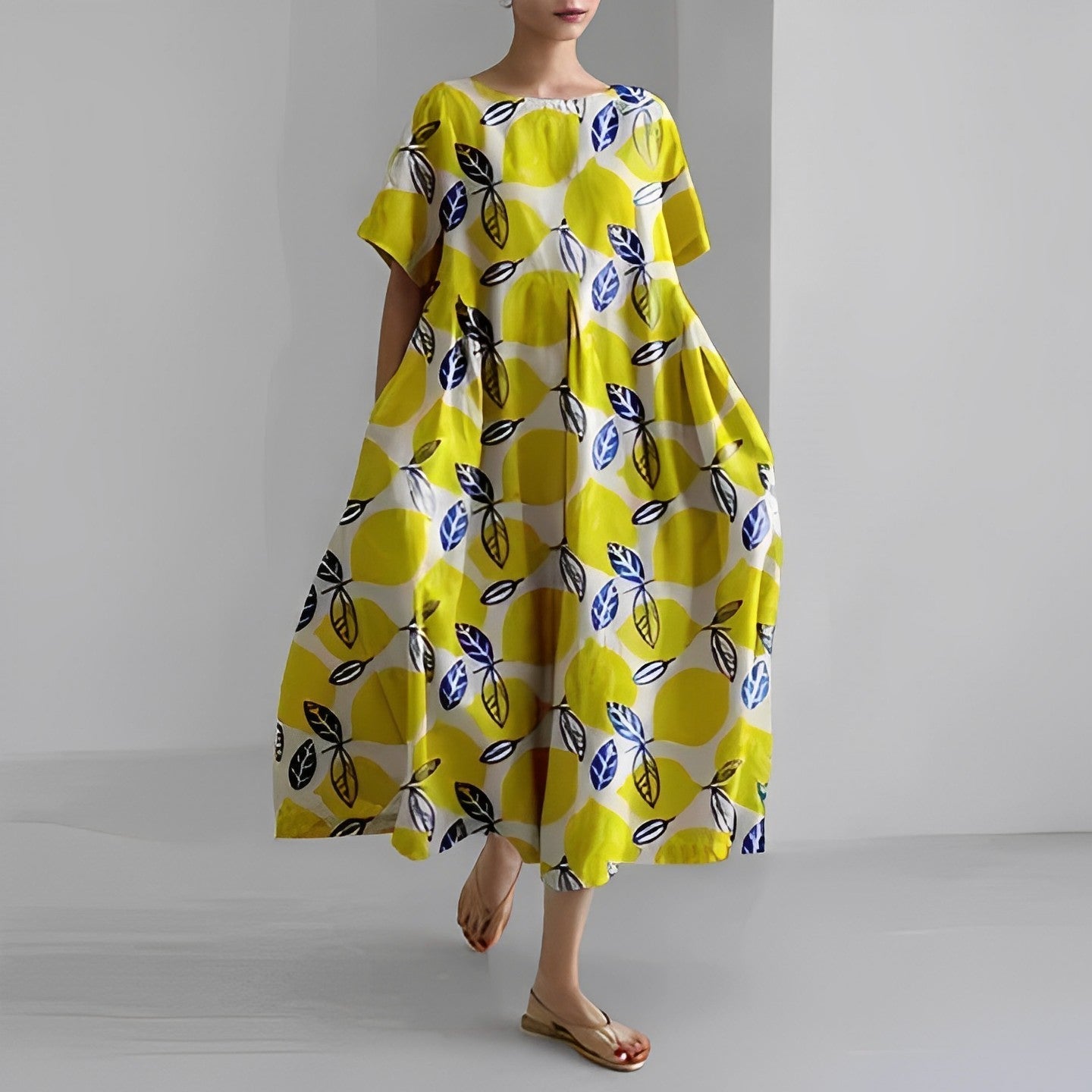 Boho-Blumen Kleid