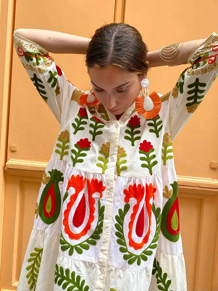 Käthele | Lockeres Patchwork-Kleid