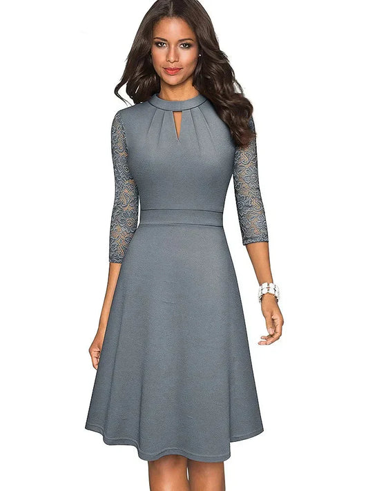 ELE I ELEGANTES SPITZENKLEID
