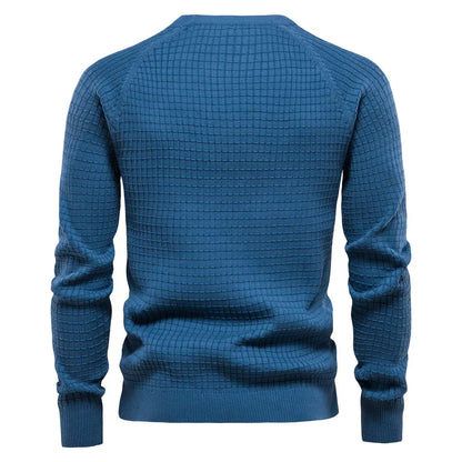 LUCA | Herrenpullover mit Gittermuster