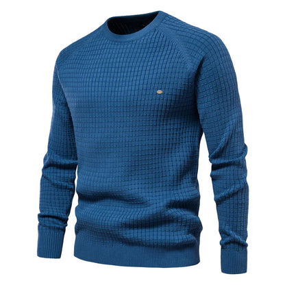 LUCA | Herrenpullover mit Gittermuster
