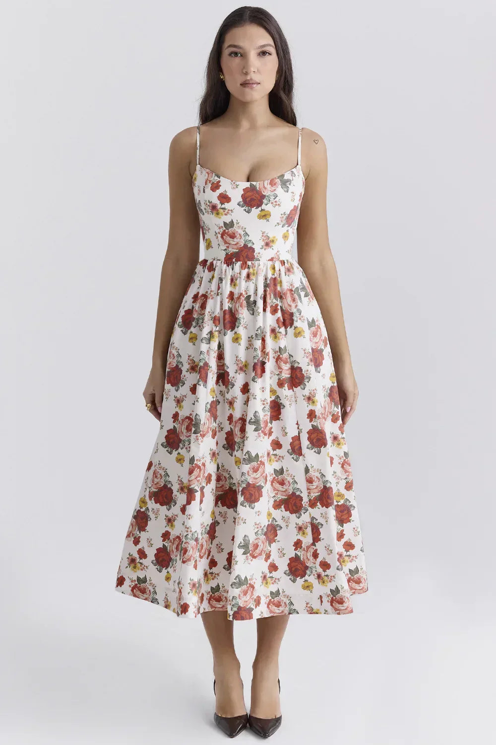 Helene | Trägerloses Kleid mit Neckholder