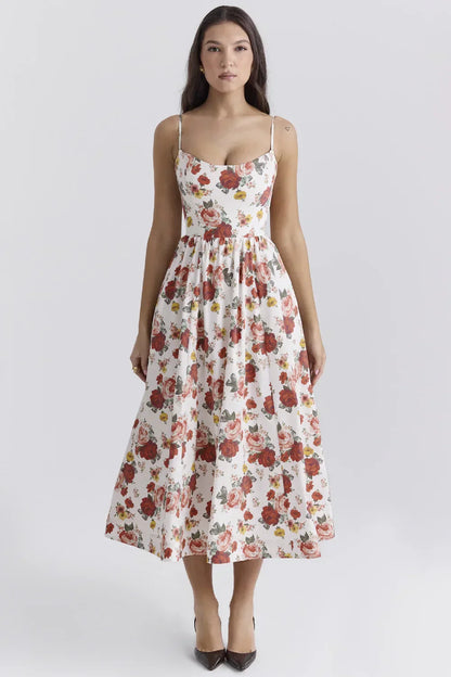 Helene | Trägerloses Kleid mit Neckholder
