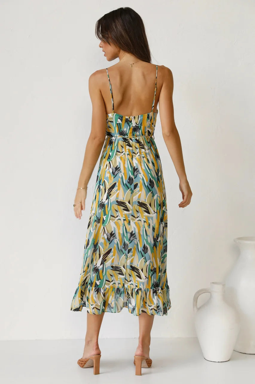 BIHILD I MEHRFARBIGES SOMMERKLEID